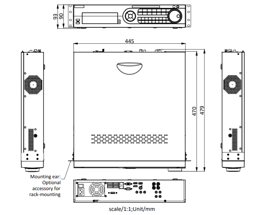 DS-8100HFH-K8产品尺寸