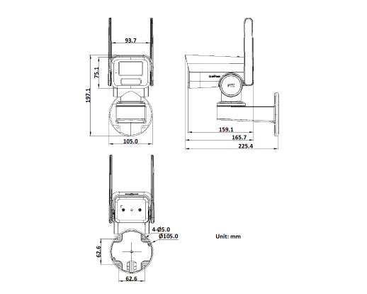 DS-2CD2646XM-LGLSEPTZ(2.7-12mm)(SMBG)外形尺寸