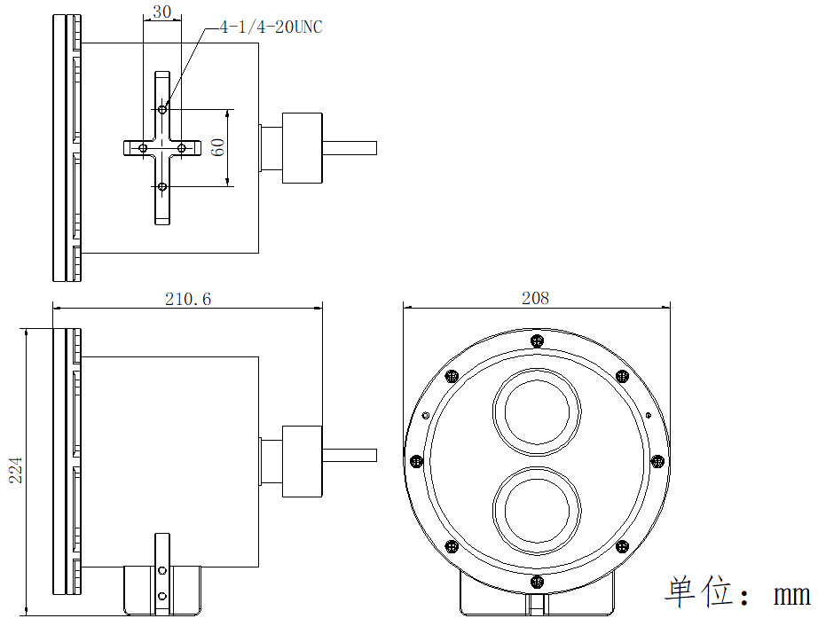 DS-2XC6245F-L产品尺寸