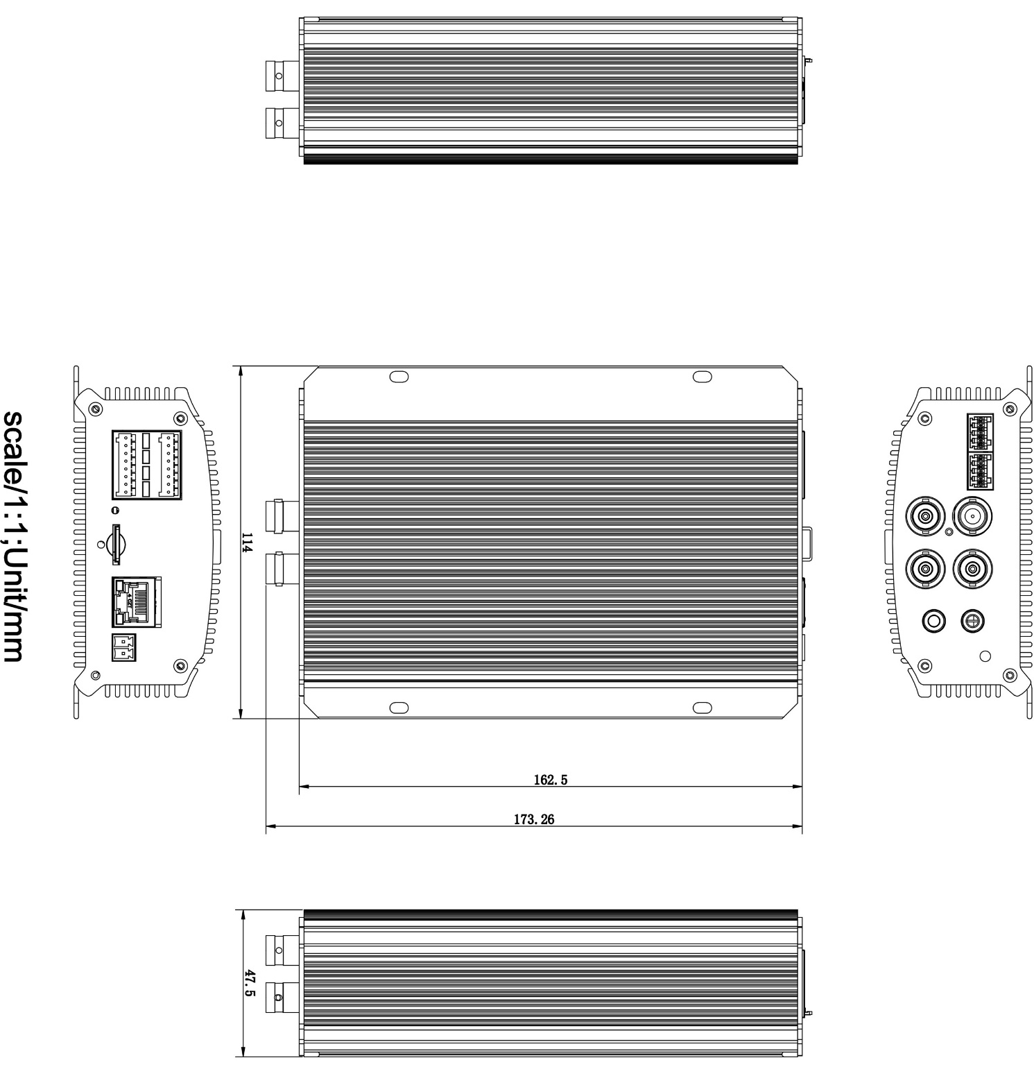 DS-6701HUH产品尺寸