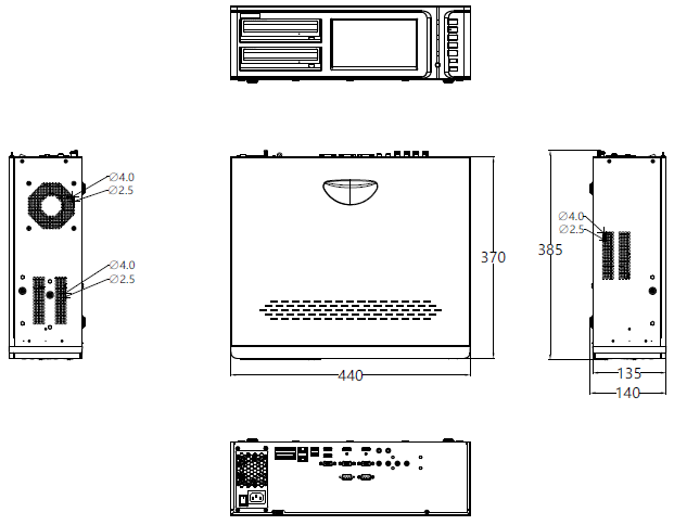 DS-9608SNL-I4产品尺寸