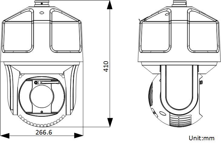 DS-2CD7T47DWD-IZ(S)(GL)(W)(B)外形尺寸