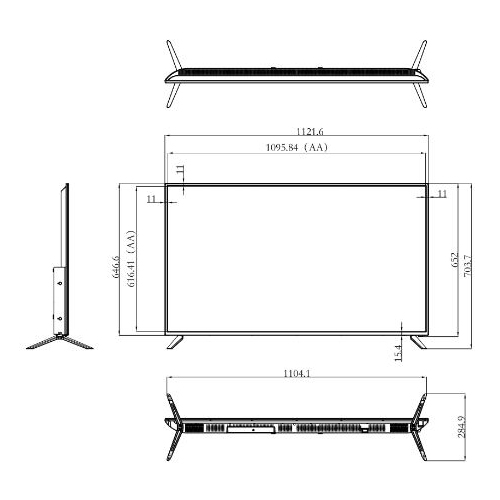 海康威视显示器DS-D5050UE-A 50寸4K监控显示器