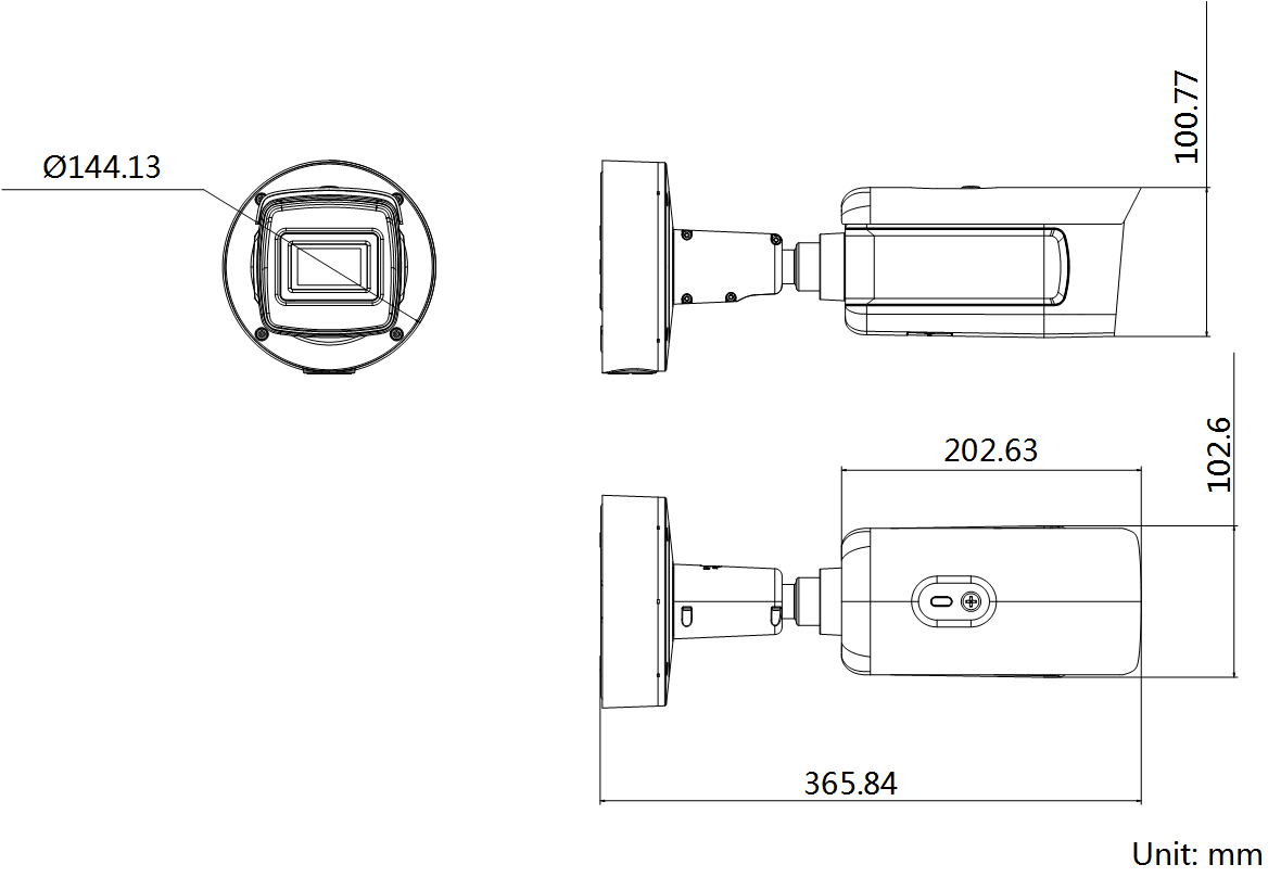 DS-2CD8A47FWD-IZH产品尺寸