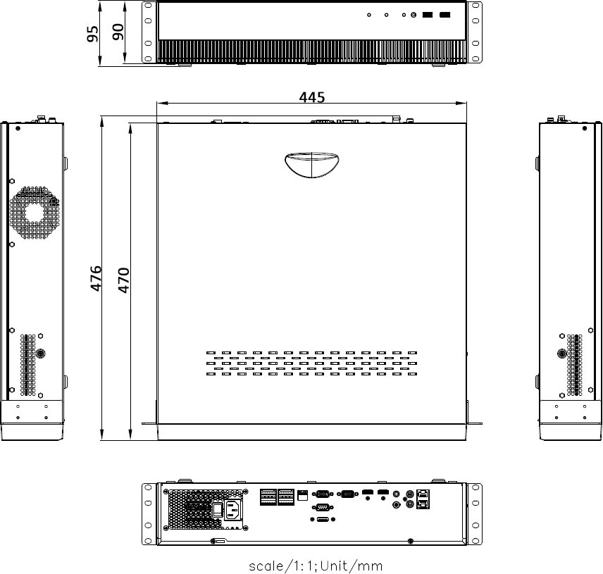 DS-8600N-K8-V2产品尺寸