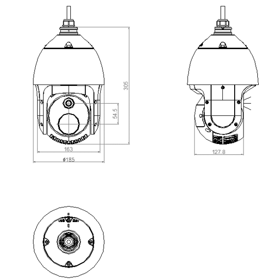 DS-2TD4228T-10/W产品尺寸