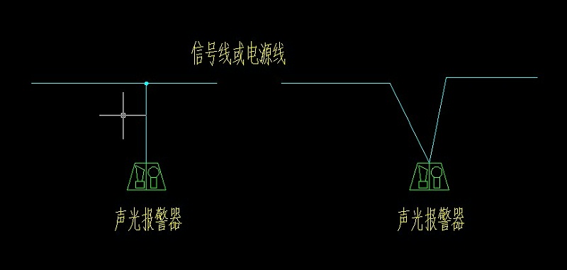 声光报警器接线