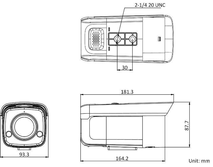 DS-2CD2T27(D)WDA3-L产品尺寸