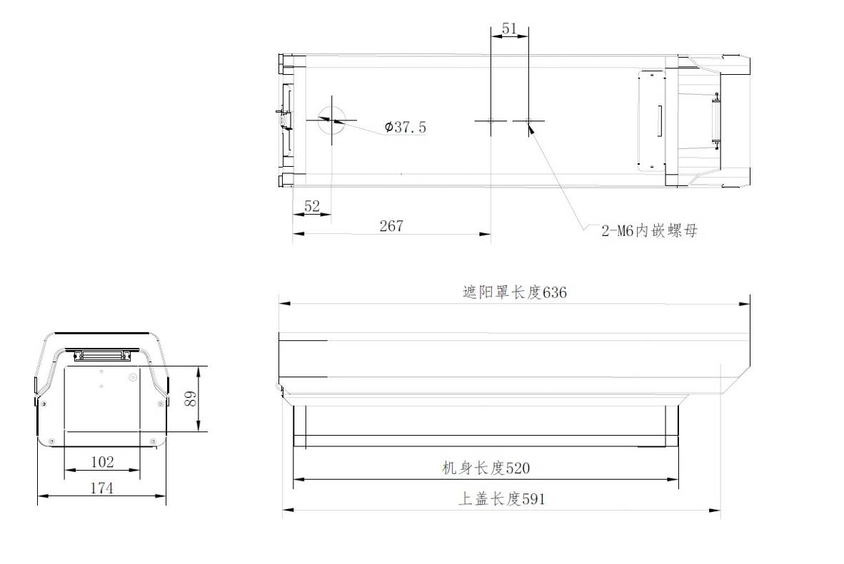 iDS-TCV500-FE产品尺寸